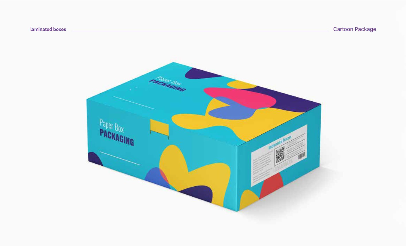 Laminated carton large format